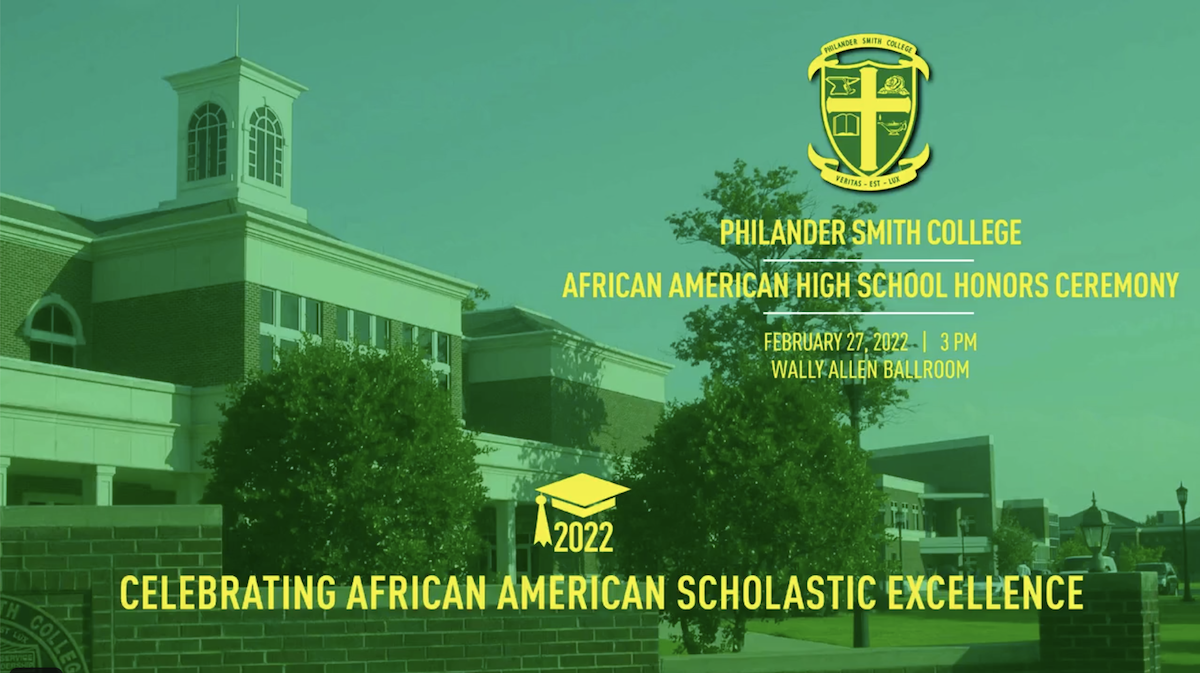 Philander Smith College hosts 2022 African American High School Honors Ceremony