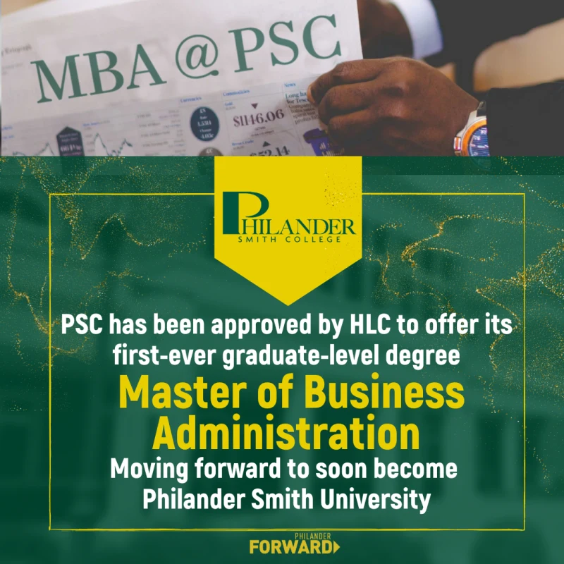 Philander Smith College is approved to offer its first master’s degree program