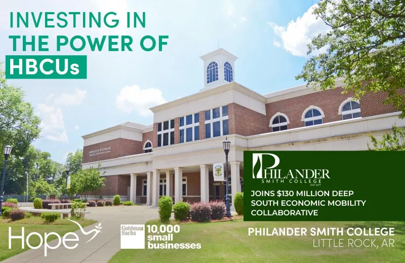 Philander Smith College Joins $130 Million Deep South Economic Mobility Collaborative