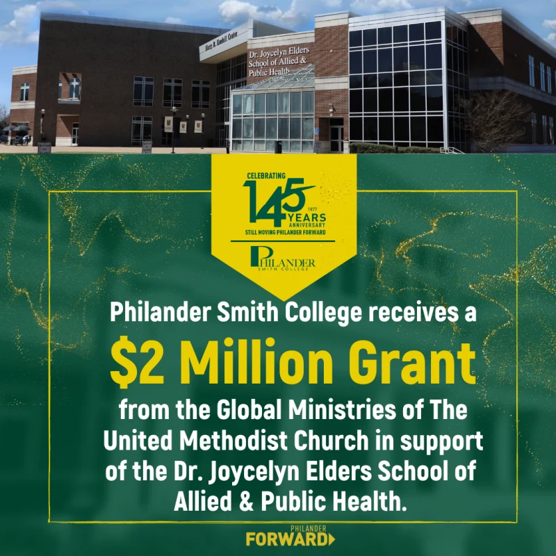 Philander Smith Receives $2M Grant for Elders School of Allied and Public Health