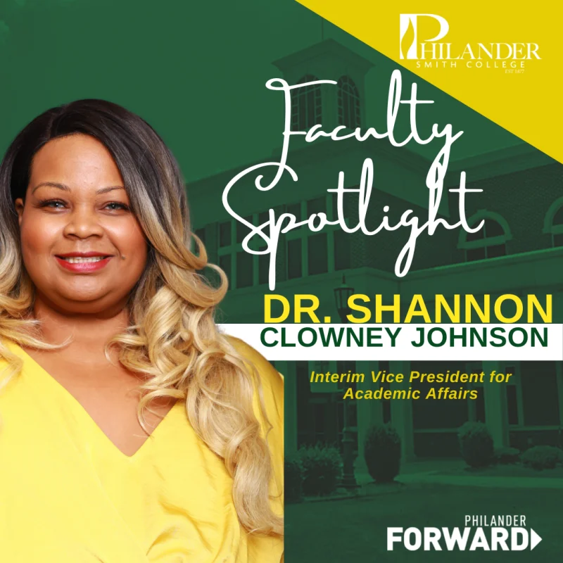 Dr. Shannon Clowney Johnson is named Interim Vice President for Academic Affairs