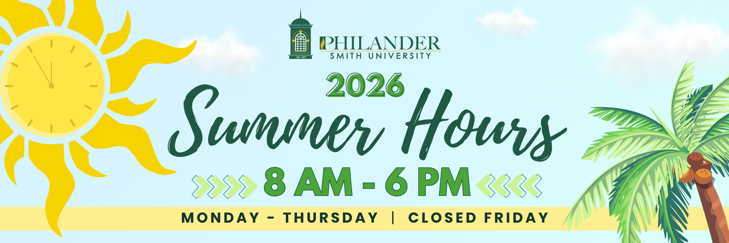 2026 Summer Hours